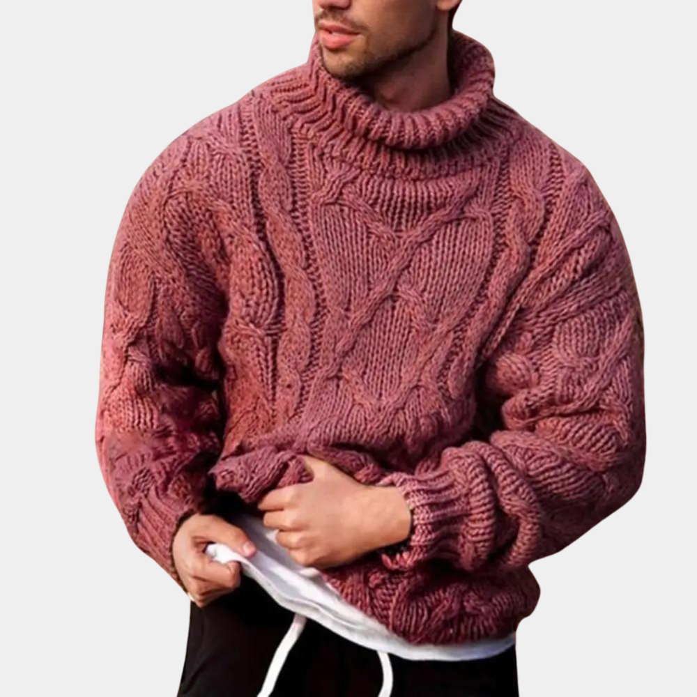 Elarova | Casual Gestrickter Winterpullover