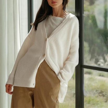 Elarova | Chic Kaschmir Strickjacke