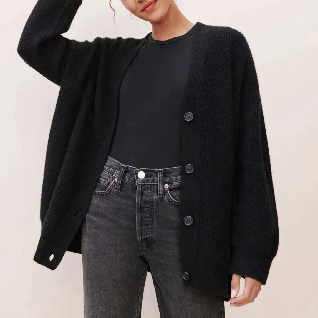 Elarova | Chic Kaschmir Strickjacke