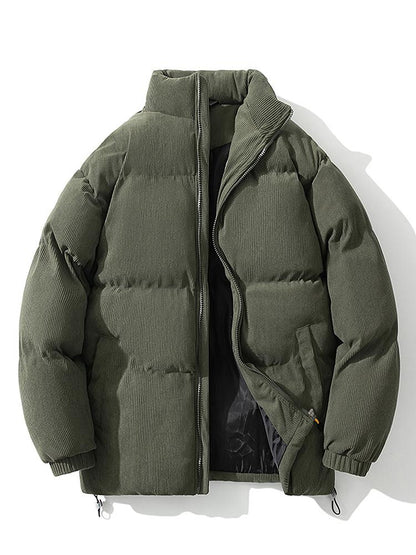 Elarova | Cord-Pufferjacke für Herren