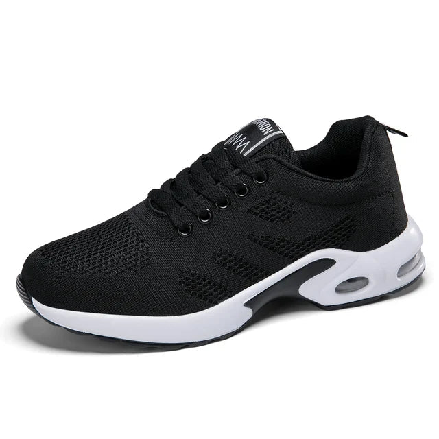 Elarova | Damen Atmungsaktive Leichte Weiße Laufschuhe