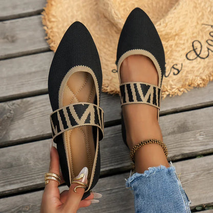 Elarova | Damen Ballerinas Bequeme Eleganz mit Spitzem Design