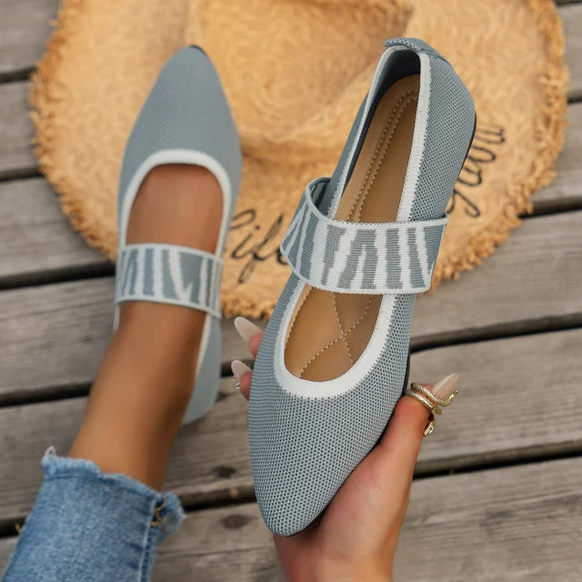 Elarova | Damen Ballerinas Bequeme Eleganz mit Spitzem Design
