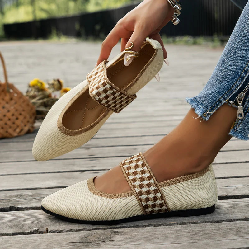 Elarova | Damen Ballerinas Bequeme Eleganz mit Spitzem Design