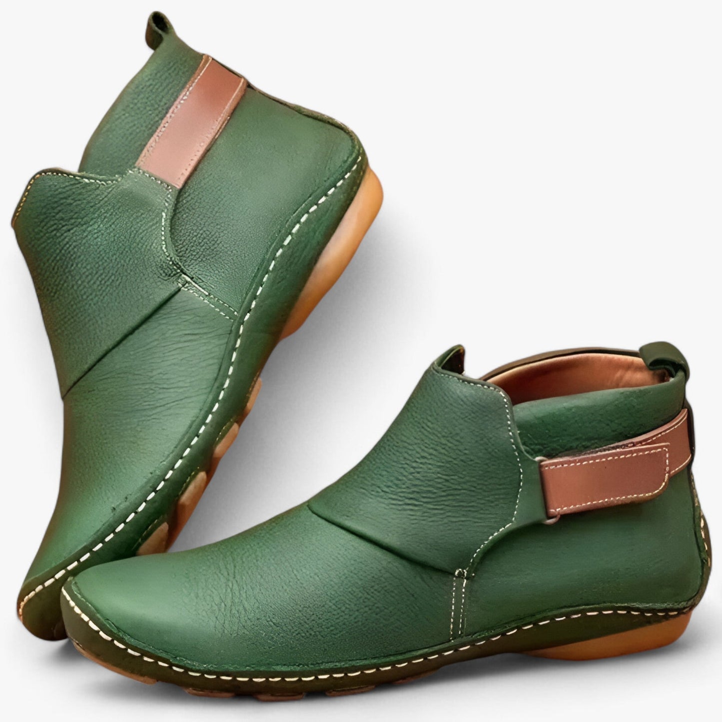 Elarova | Damen Boho Slipper Stiefeletten