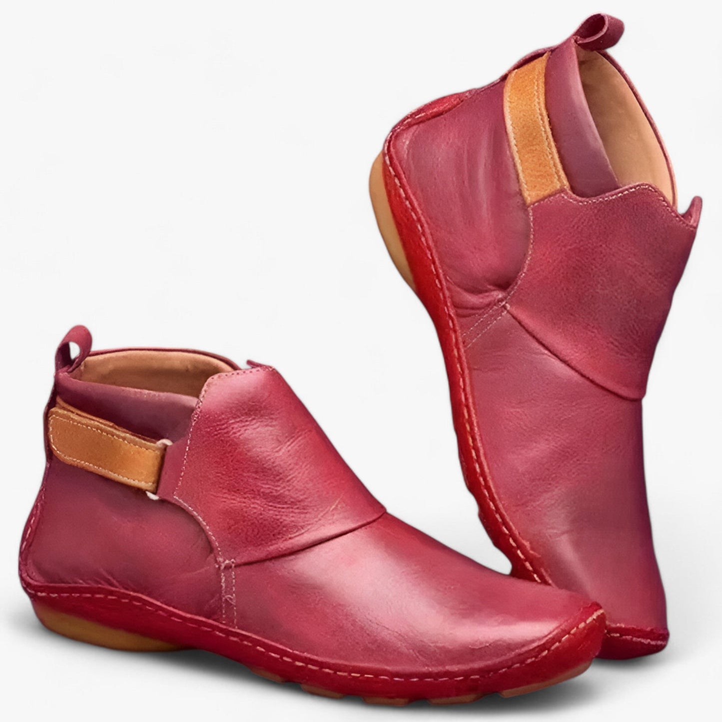 Elarova | Damen Boho Slipper Stiefeletten