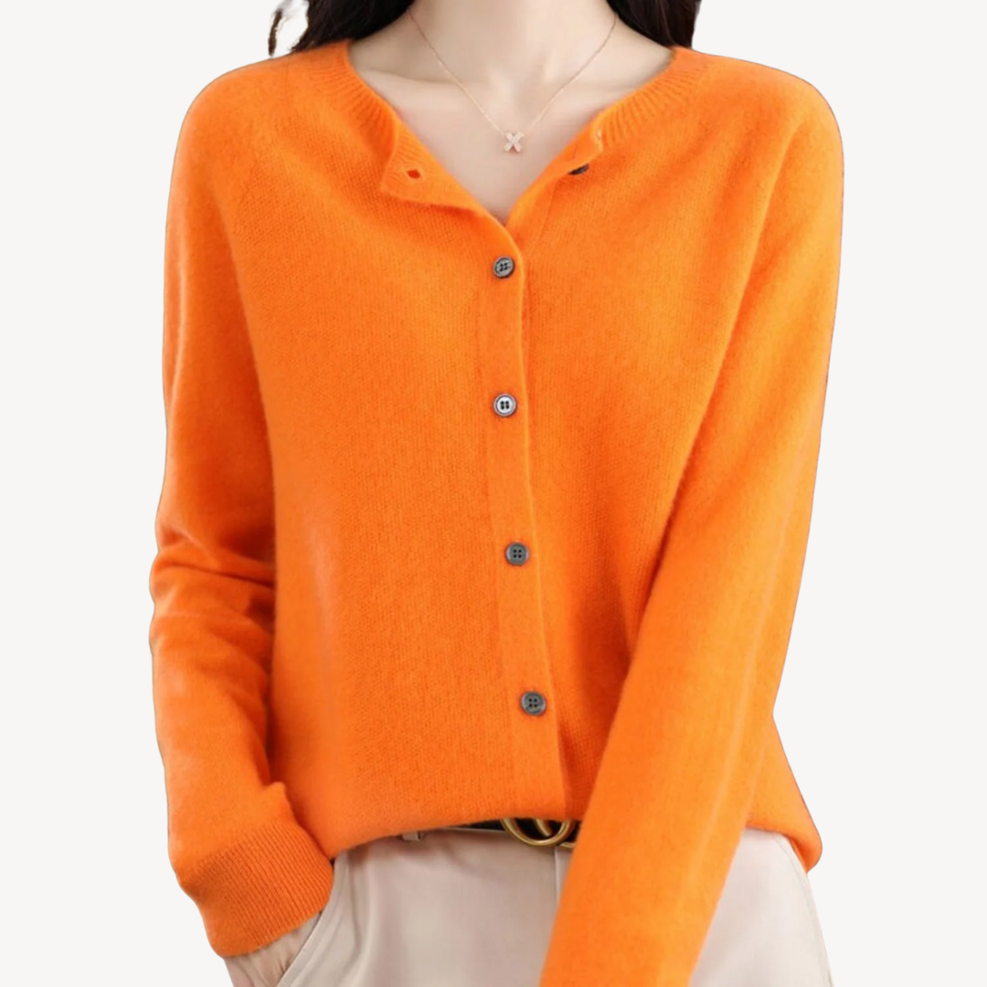 Elarova | Damen-Cardigan aus Kaschmirmischung