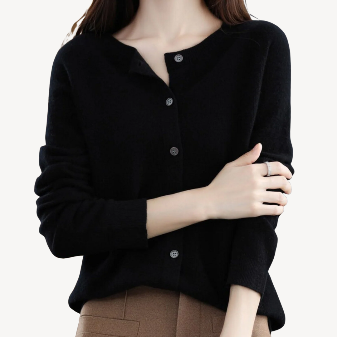 Elarova | Damen-Cardigan aus Kaschmirmischung