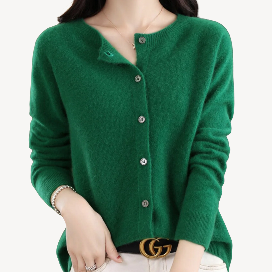Elarova | Damen-Cardigan aus Kaschmirmischung