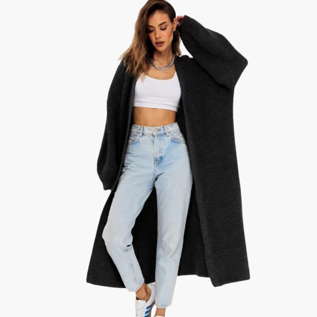 Elarova | Damen Cardigan mit offenem Frontdesign