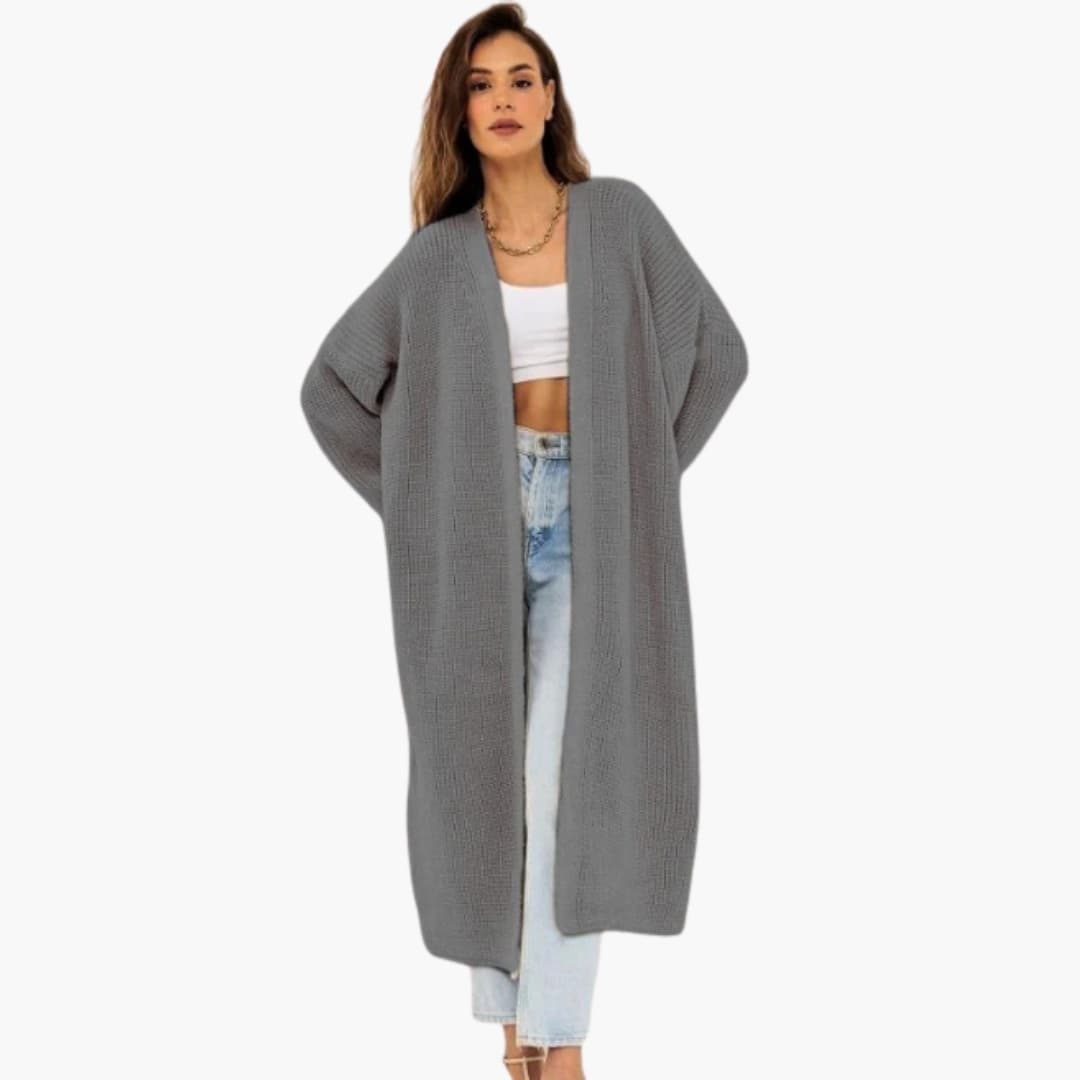Elarova | Damen Cardigan mit offenem Frontdesign