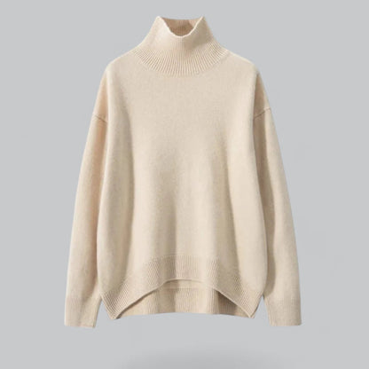 Elarova | Damen Classy Sweater Rollkragenpullover