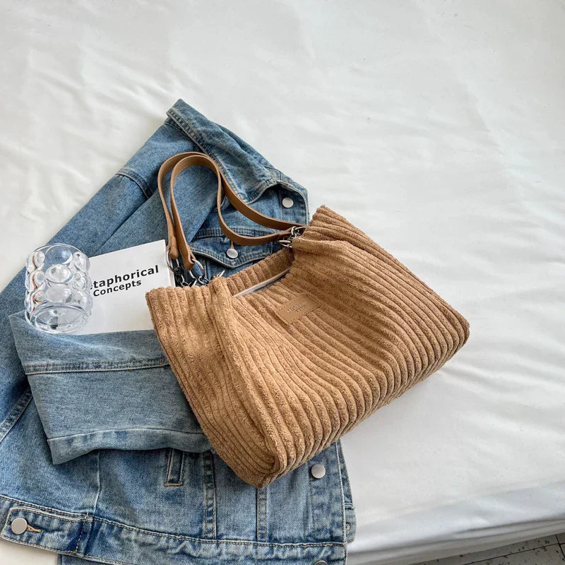 Elarova | Damen Cord Handtasche