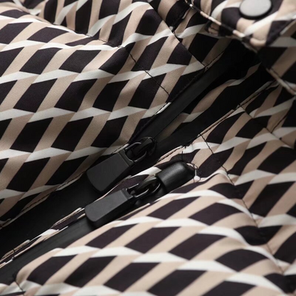 Elarova | Damen Daunen-Pufferjacke mit Gürtel