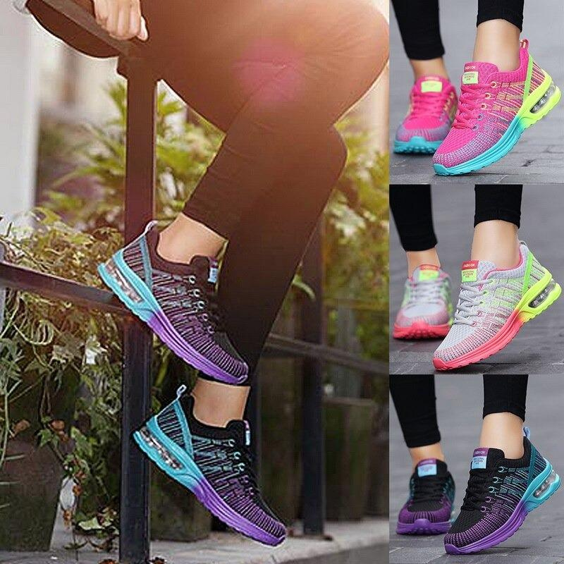 Elarova | Damen Fitness Sportschuhe Bunt