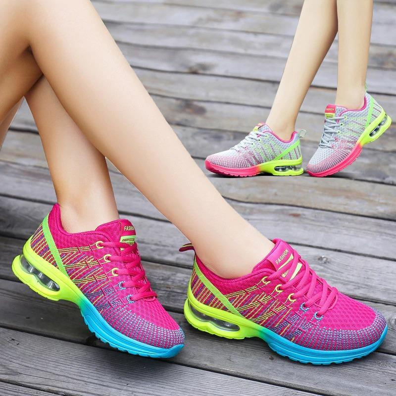Elarova | Damen Fitness Sportschuhe Bunt