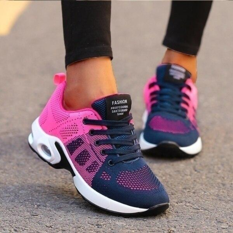 Elarova | Damen Fitness Sportschuhe Schwarz