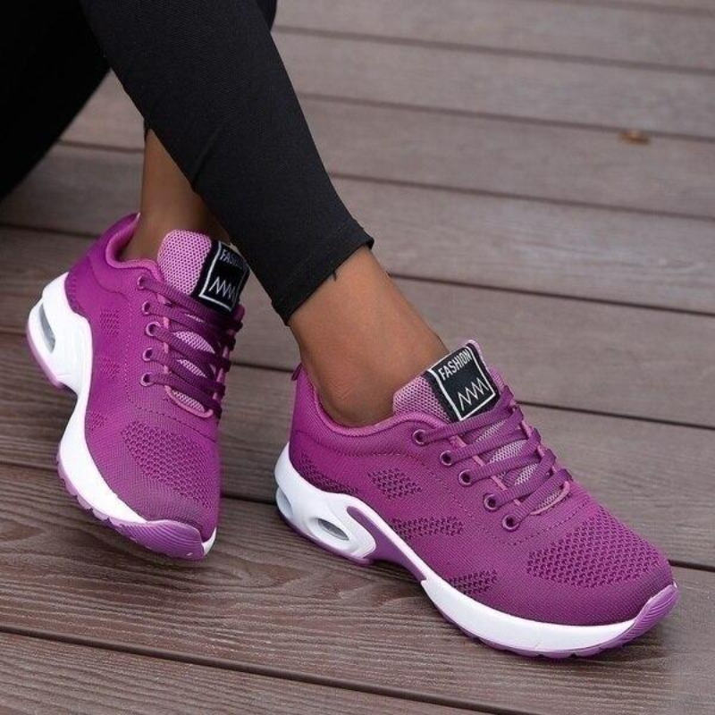 Elarova | Damen Fitness Sportschuhe Schwarz