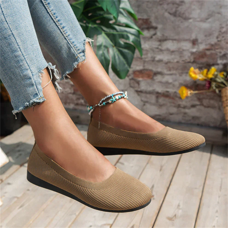 Elarova | Damen Flache Schuhe Modisch Elegant