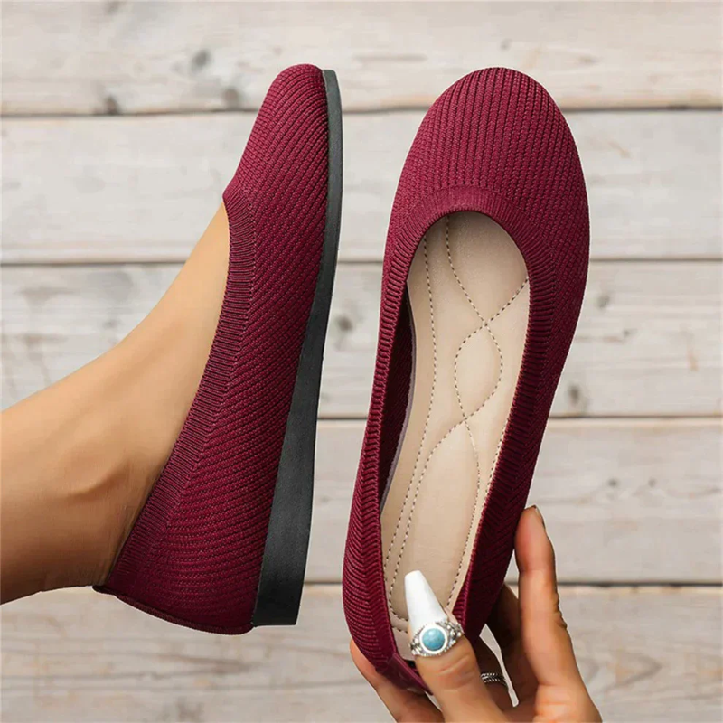 Elarova | Damen Flache Schuhe Modisch Elegant