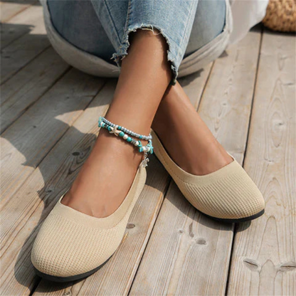 Elarova | Damen Flache Schuhe Modisch Elegant