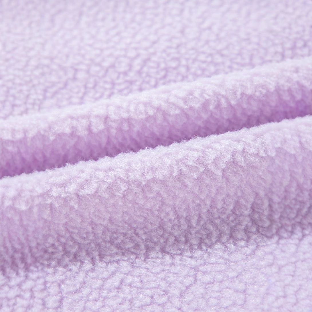Elarova | Damen FleecePullover mit hohem Kragen und praktischer Fronttasche