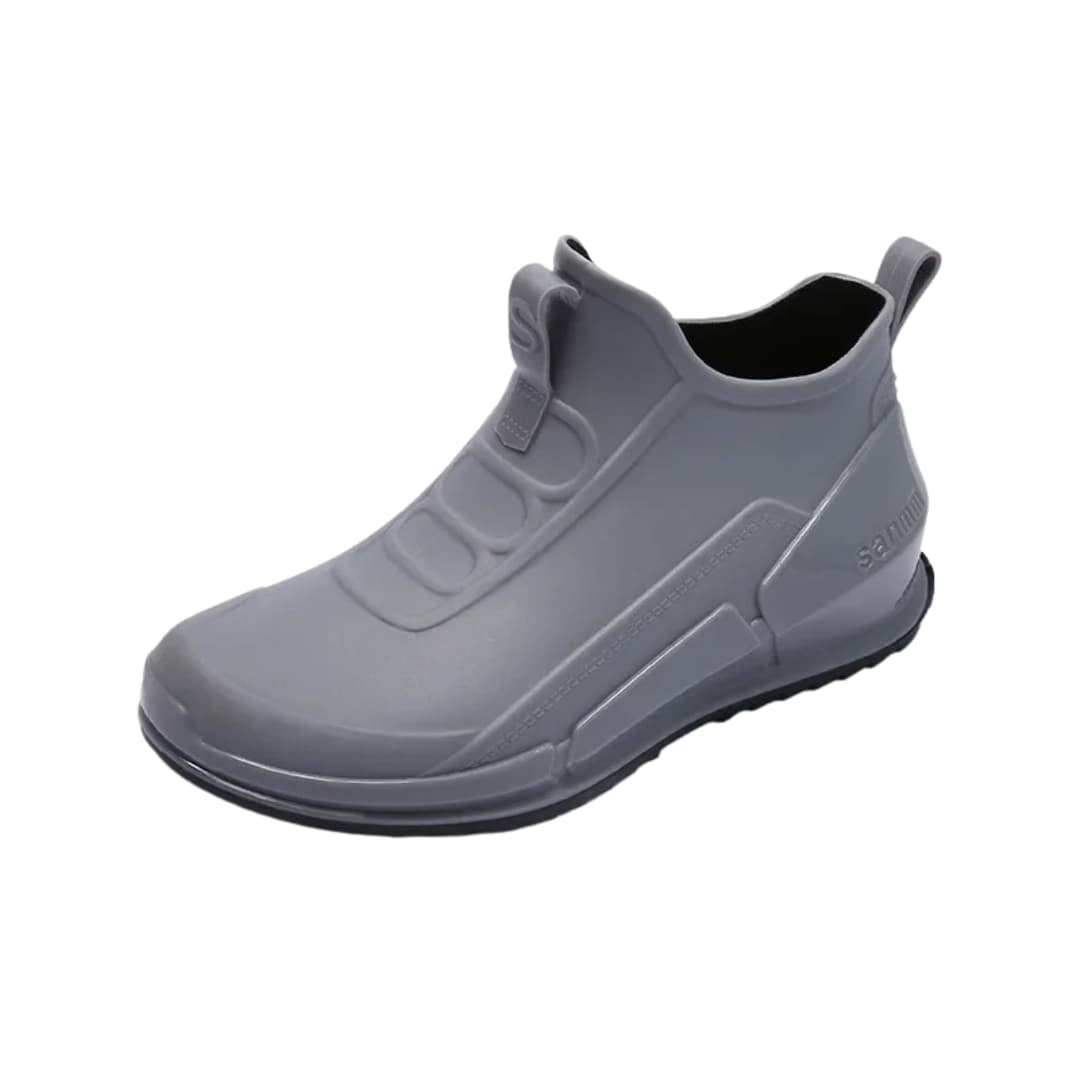 Elarova | Damen Gummistiefel zum Hineinschlüpfen mit Profilsohle