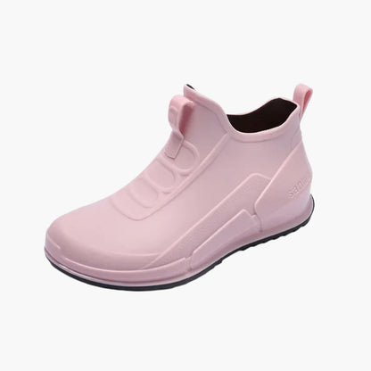 Elarova | Damen Gummistiefel zum Hineinschlüpfen mit Profilsohle