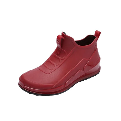 Elarova | Damen Gummistiefel zum Hineinschlüpfen mit Profilsohle