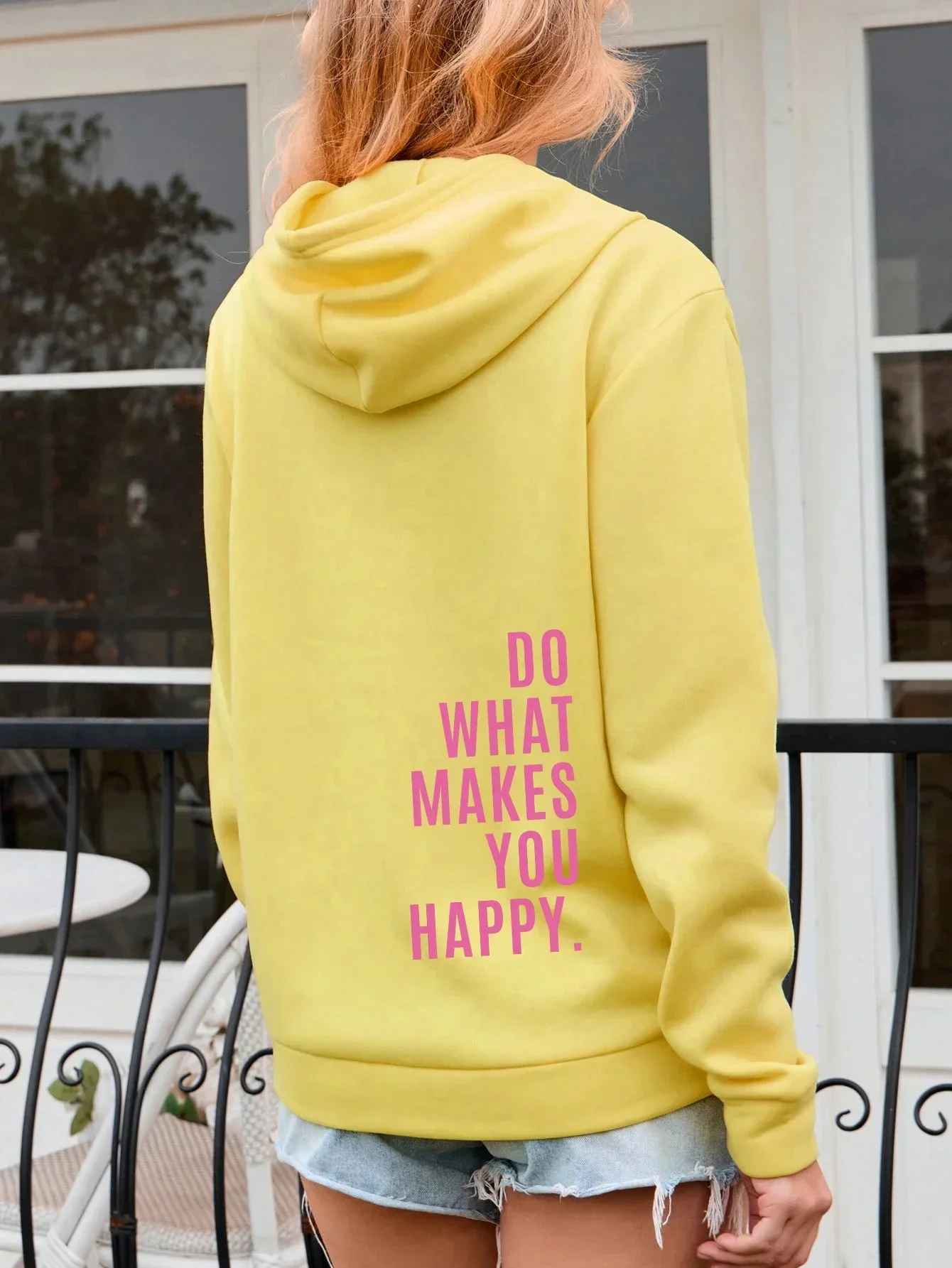 Elarova | Damen Hoodie - Lässiger Streetstyle mit Schriftzug