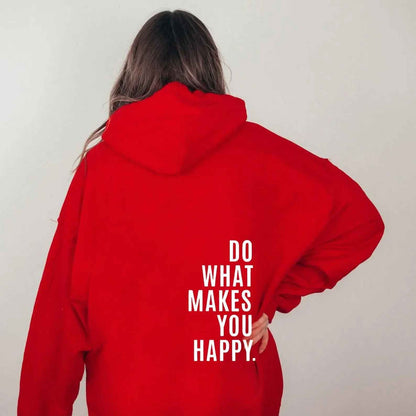 Elarova | Damen Hoodie - Lässiger Streetstyle mit Schriftzug