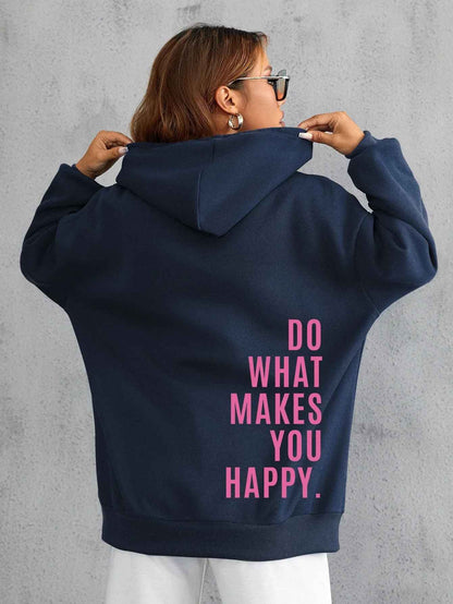 Elarova | Damen Hoodie - Lässiger Streetstyle mit Schriftzug