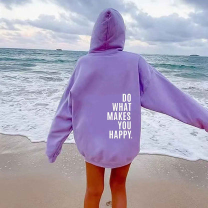 Elarova | Damen Hoodie - Lässiger Streetstyle mit Schriftzug