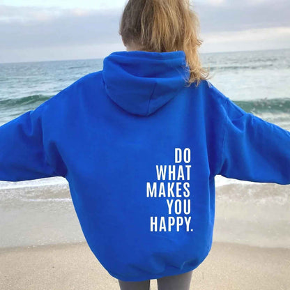 Elarova | Damen Hoodie - Lässiger Streetstyle mit Schriftzug