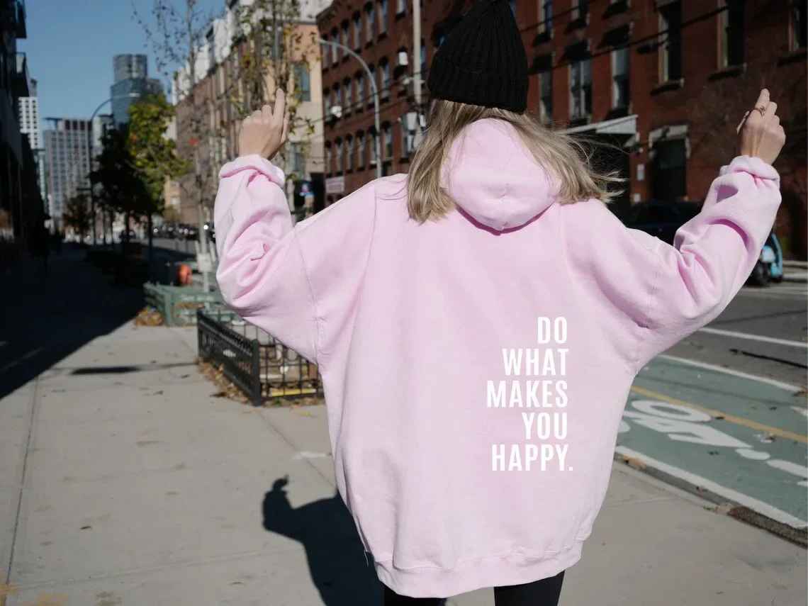 Elarova | Damen Hoodie - Lässiger Streetstyle mit Schriftzug