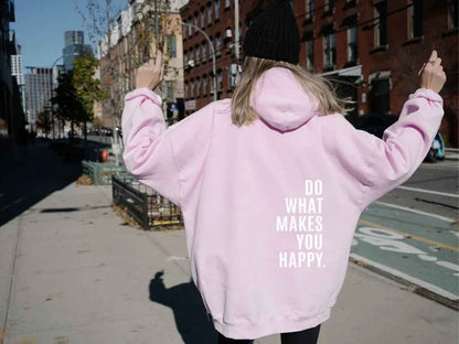 Elarova | Damen Hoodie - Lässiger Streetstyle mit Schriftzug