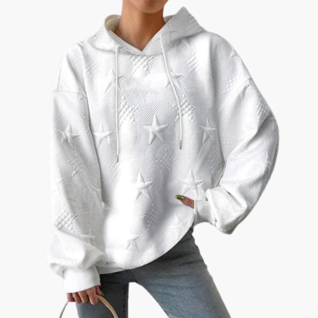 Elarova | Damen Hoodie mit Kapuze und langen Ärmeln