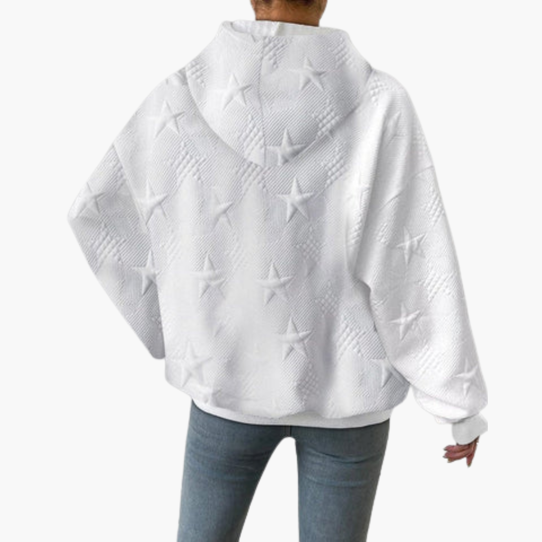 Elarova | Damen Hoodie mit Kapuze und langen Ärmeln