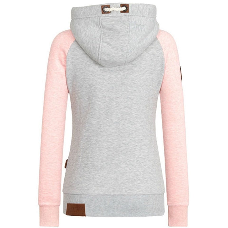 Elarova | Damen Hoodie mit Reißverschluss