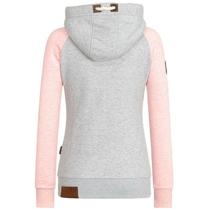 Elarova | Damen Hoodie mit Reißverschluss