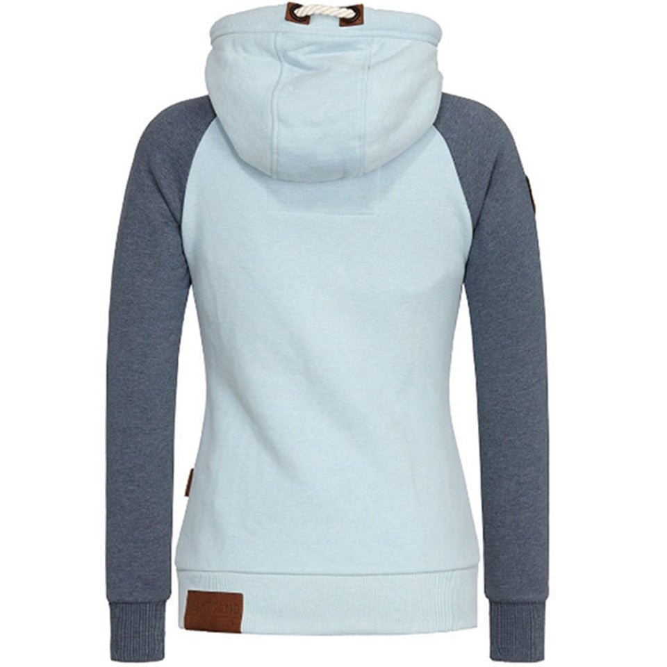 Elarova | Damen Hoodie mit Reißverschluss