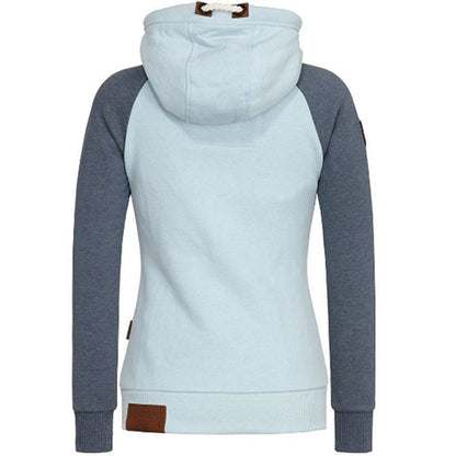 Elarova | Damen Hoodie mit Reißverschluss