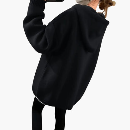 Elarova | Damen Hoodie mit Smiley Print