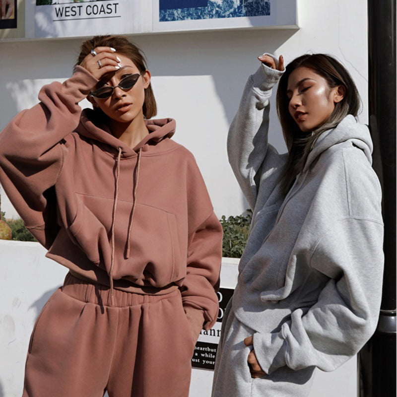 Elarova | Damen Hoodie und JogginghoseSet mit lässigem Schnitt und elastischem Bund