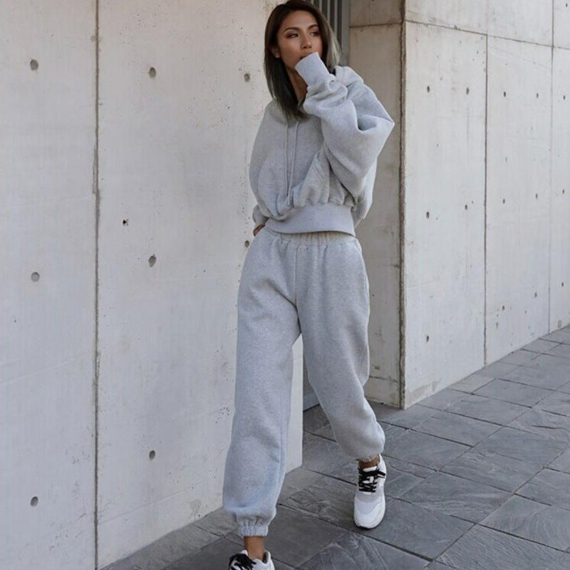Elarova | Damen Hoodie und JogginghoseSet mit lässigem Schnitt und elastischem Bund