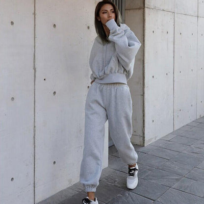 Elarova | Damen Hoodie und JogginghoseSet mit lässigem Schnitt und elastischem Bund