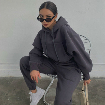 Elarova | Damen Hoodie und JogginghoseSet mit lässigem Schnitt und elastischem Bund