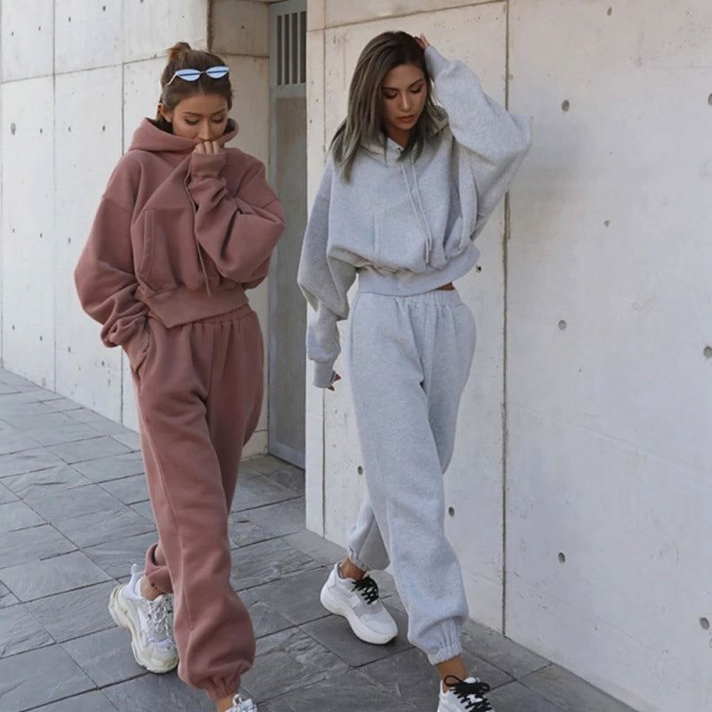 Elarova | Damen Hoodie und JogginghoseSet mit lässigem Schnitt und elastischem Bund