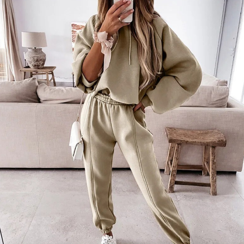 Elarova | Damen-Kapuzenpullover-Set