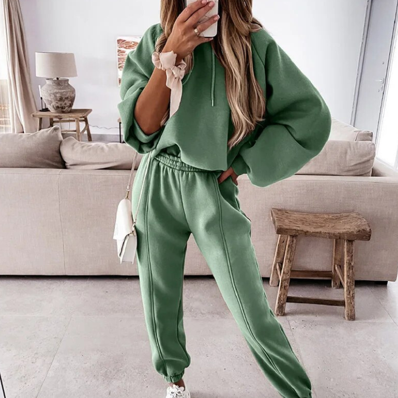 Elarova | Damen-Kapuzenpullover-Set